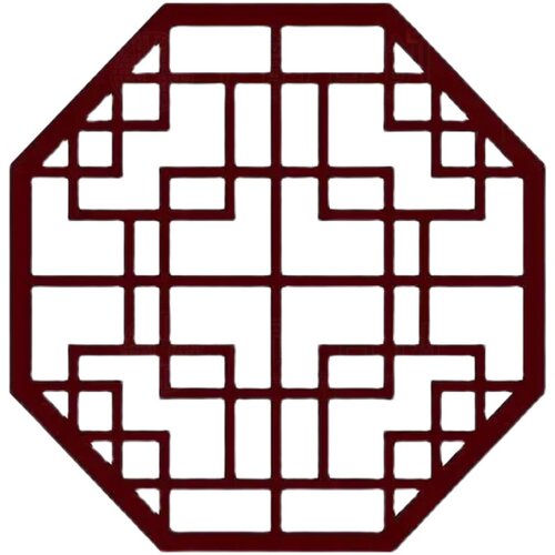 铝合金八边形六边形冰裂纹花格中式木纹焊接金属铝窗花定制厂家 - 图3