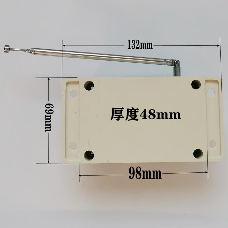 点动型无线遥控开关220V/380V三路远距离工业遥控器 灯具电源控制 - 图0