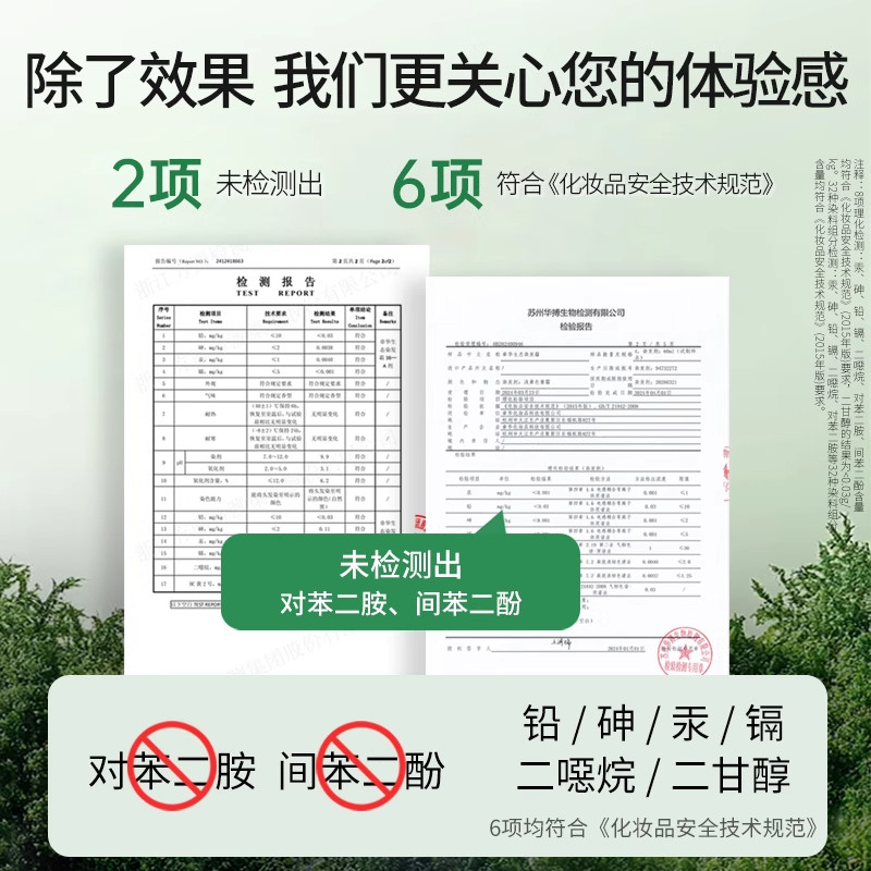 章华生态植物染发剂无对苯二胺可盖白发无敏染发膏正品官方旗舰店 - 图1