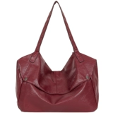 Коричневая модная трендовая вместительная и большая сумка для путешествий, сумка на одно плечо, городской стиль