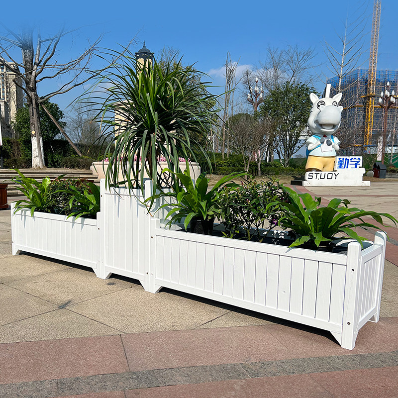 花箱户外防腐木花盆庭院种植箱室外阳台露台花园花槽花坛花池,淘宝优惠券,粉丝福利购,淘宝优惠卷