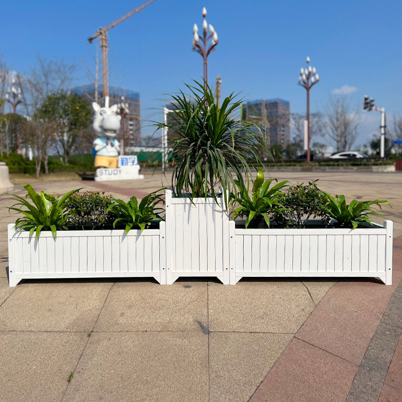 花箱户外防腐木花盆庭院种植箱室外阳台露台花园花槽花坛花池,淘宝优惠券,粉丝福利购,淘宝优惠卷