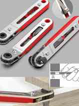 Screwdriver ultra short cross suit elbow screwdriver ratchet turning right angle straight line multifunction