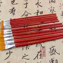 CHILD PAINT NYLON OIL PAINTING WATER WOOLEN POWDER FINE ART ROW STROKE COLOR PEN BRUSH HEAD INDUSTRIAL RED PEN PROPYLENE V ROD FLAT