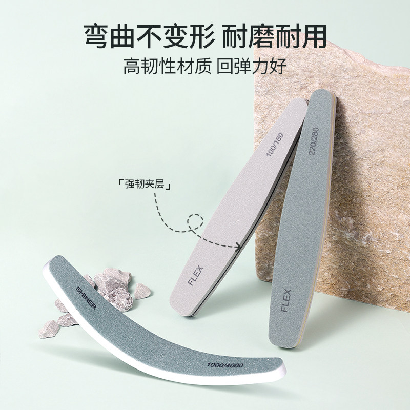 三喆双面指甲锉专业美甲工具打磨条 三喆美甲工具