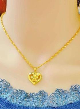 情沙金链女金仿真黄色女