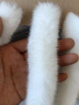 Spot straight for Milanese mink imitation ferret wool clothing accessories Handmade artificial fur wool-imitation fur-side hat bar
