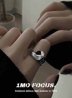 1MOFOCUS原创不规则开口戒指女