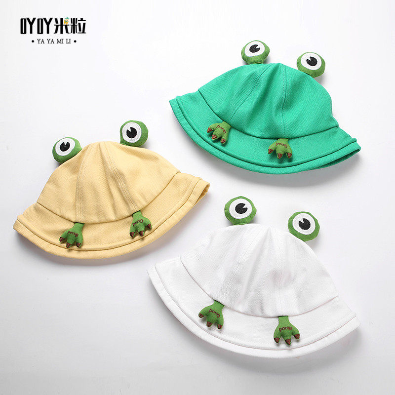 宝宝帽子春季新款可爱小青蛙渔夫帽 热品库 性价比省钱购
