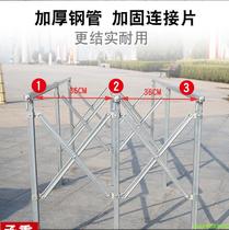 Swing stall stall folding ground floor Portable Folding Table Night Market Flex Booth Shelf Shelf Shelving Shelf