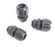 Plastic corrugated pipe waterproof joint nylon hose joint PA pipe threaded head outer tooth box head metric M German standard PG