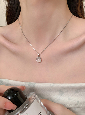 轻奢高级感圆形气质项链