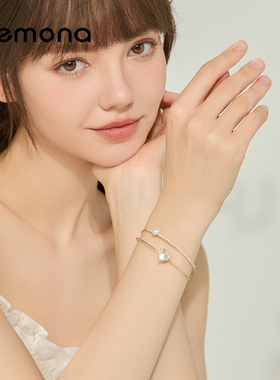 爱心珍珠款手镯轻奢小众