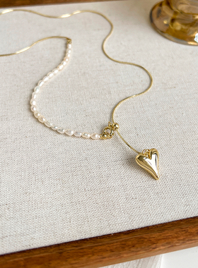 天然淡水珍珠项链女轻奢