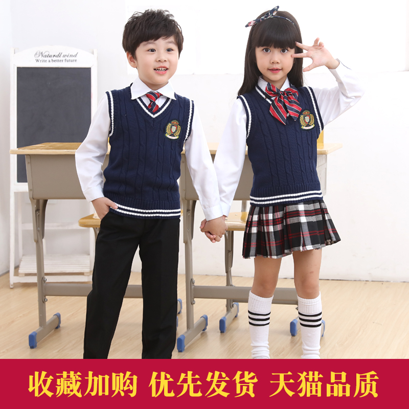 幼儿园园服中小学生大合唱团表演服儿童诗歌朗诵演出服英伦风班服