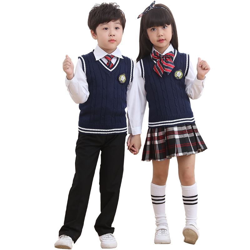 幼儿园园服中小学生大合唱团表演服儿童诗歌朗诵演出服英伦风班服