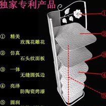 Iron Art Multilayer College Student Dormitory Doorway Small Shoe Rack Dust-Proof Simple Home Economy Type Province Space Shoe Cabinet Assembly