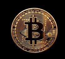 Gold Silver Plated Bitcoin Collectible Copy Coin Pirate Trea