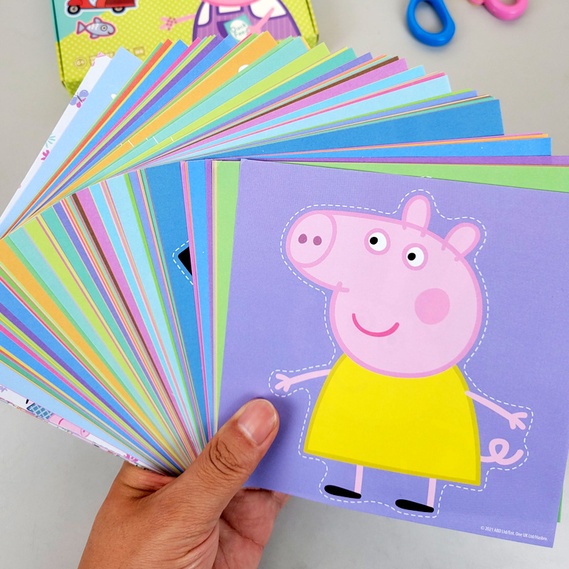 小猪佩奇剪纸儿童手工幼儿园diy奥特曼汪汪队3岁宝宝制作材料套装,淘宝优惠券,粉丝福利购,淘宝优惠卷