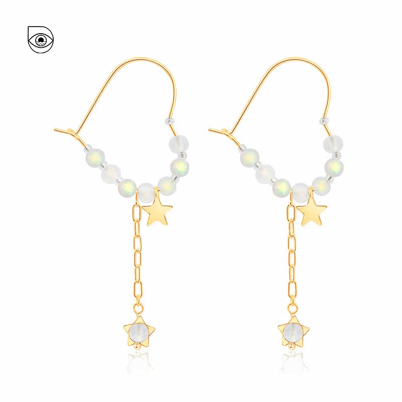 汐之原创设计铜镀18k金女新潮耳钉 汐之首饰耳钉