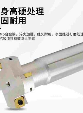 HTS直柄T型槽铣刀杆三面刃加工中心侧铣槽刀杆T型槽刀把2560*8TMS