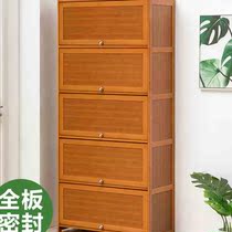 Shoe Cabinet Special Price Clear Cabin Shoe Rack Easy Multilayer Solid Wood Containing Layer Shelf Furniture Dust-Proof Domestic Doorway Xuanguan Storage