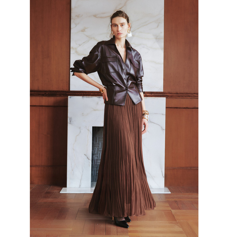 LYNEE 高端大牌棕色皮衣外套女2025冬季高级感复古蛋白PU皮夹克,淘宝优惠券,粉丝福利购,淘宝优惠卷