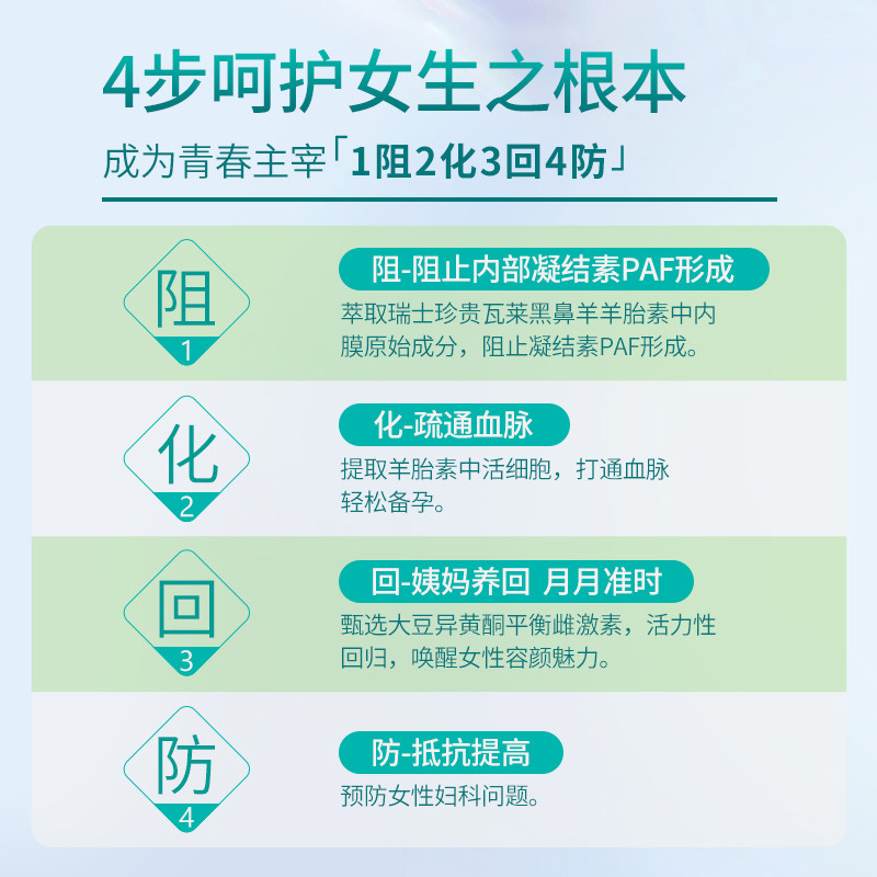 mkule美国进口羊胎素保养调理胶囊 Mkule迈肯瑞尔海外大豆异黄酮