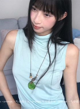 独特小众设计感水果切片项链