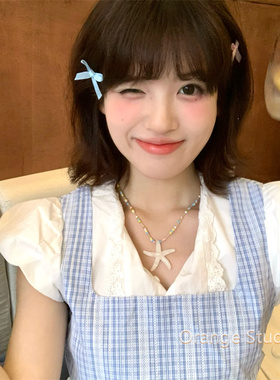 春夏多巴胺海星串珠项链