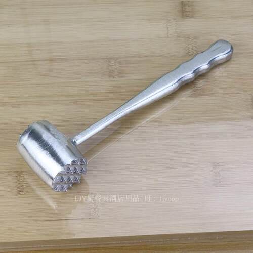 双面打肉锤子家用松肉锤厨房敲肉锤牛排锤牛扒捶合金断筋器嫩肉 - 图2