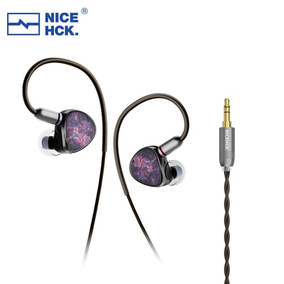 NICEHCK原道NX8入耳式HiFi有线耳机圈铁压电陶瓷混合八单元耳塞