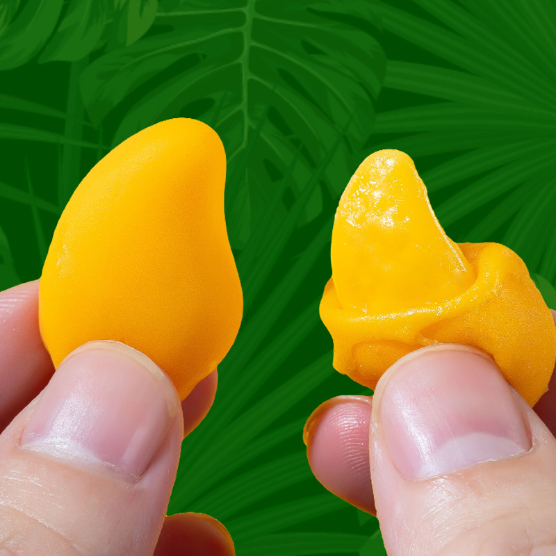 法思觅语剥皮芒果软糖橡皮糖果汁水果糖夹心扒皮糖果网红休闲零食