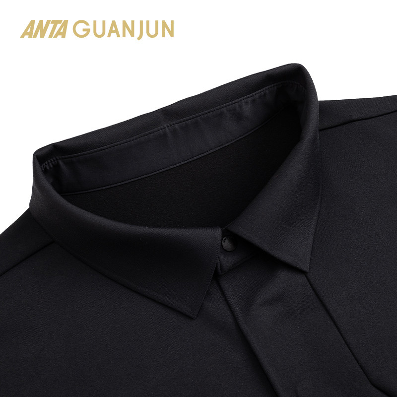 安踏冠军全天候系列 非凡POLO衫男士轻暖绒商务长袖T恤152540409,淘宝优惠券,粉丝福利购,淘宝优惠卷