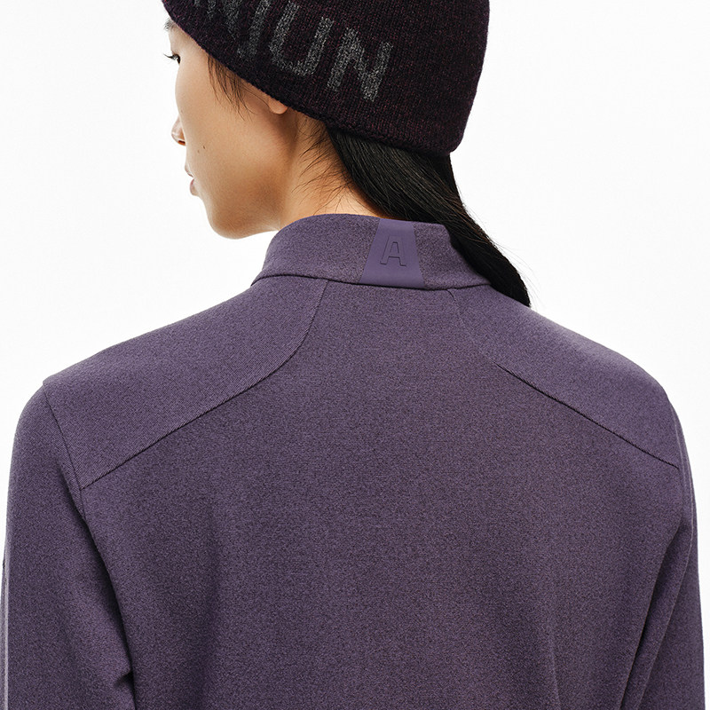 安踏冠军密暖绒长袖T恤女士冬季保暖层加绒半拉链针织衫162540407,淘宝优惠券,粉丝福利购,淘宝优惠卷