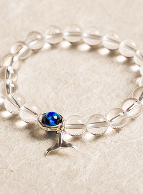 单圈天然925银女士情侣礼物手串