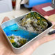 Peninsula tin box diy tin box mountain and sea small ornaments