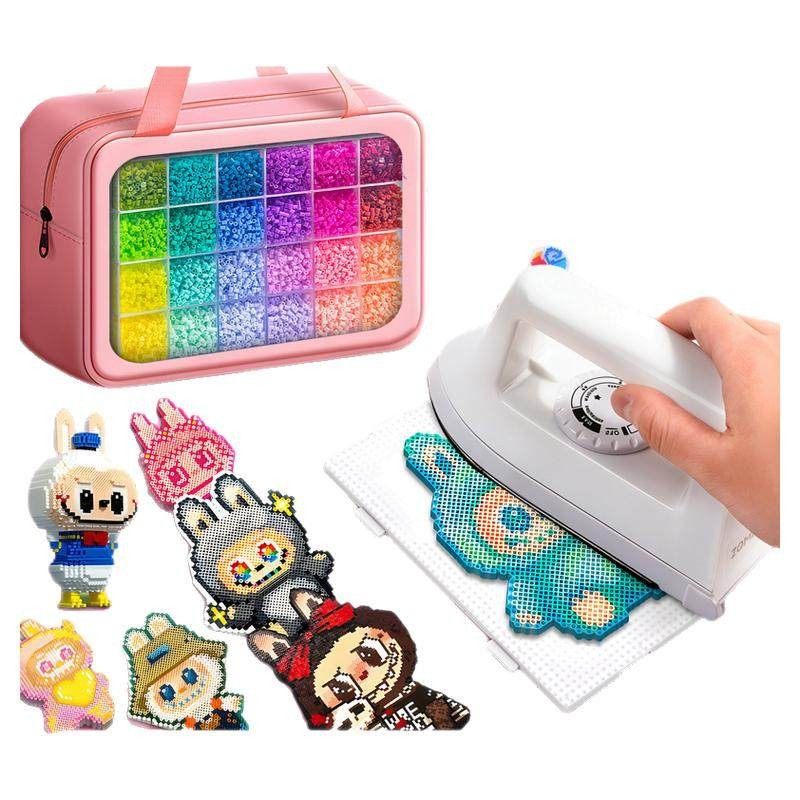 拼豆拼豆豆手工diy材料包全套立体融合豆工具套装制作补充包熨斗6,淘宝优惠券,粉丝福利购,淘宝优惠卷