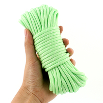 Outdoor Wild Light Night Camp Rope I Tent Rope Wind Rope Plus Coarse High Heather Nail Rope Strong Curtain Fixed Windproof Rope 20