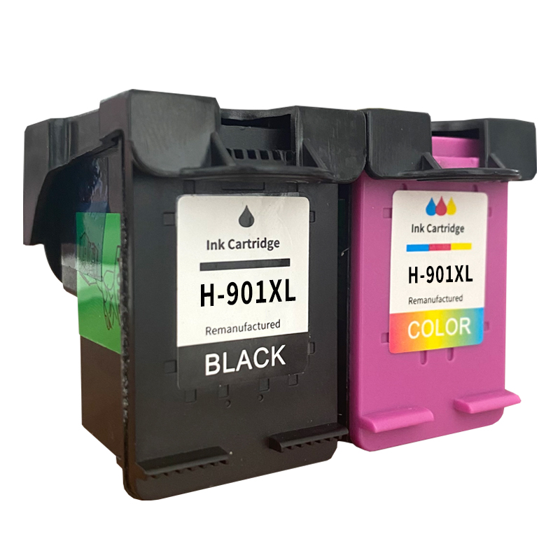 兼容惠普HP901墨盒 HP Officejet4500 J4580 J4640 J4660 J4680打印机墨盒HP901XL黑色彩色墨水盒可加墨 - 图0