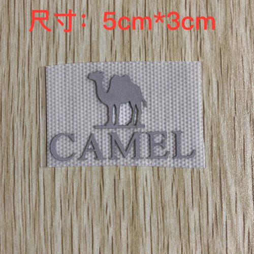 高品质服装帽烫画补丁水洗不掉色专柜在用胸标3D热转印camel logo - 图1