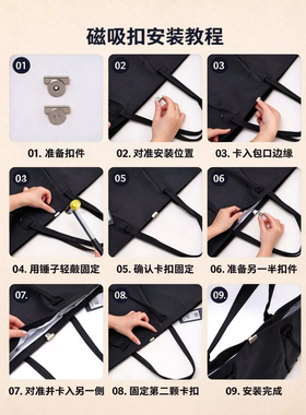 始祖鸟托特包磁吸扣紧固不脱落