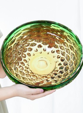 高档水果盘手工玻璃摆件