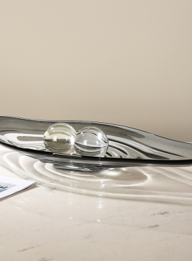 特厚异形大水果盘摆件现代