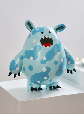 概念潮玩手办树脂卡通怪兽摆件