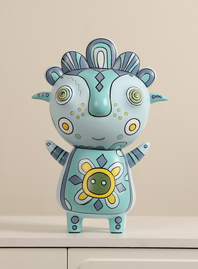 卡通小精灵树脂可爱摆件