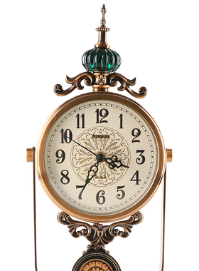 轻奢创意座钟欧式客厅摇摆