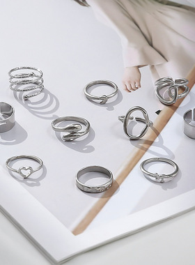 European and American fashion cartoon ring girl热销戒指饰品