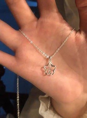 钛钢十字链女瑞丽项链