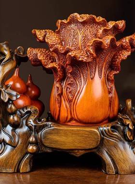 福招财玉白菜摆7281件招财客厅禄玄关新房新迁居乔礼电视柜装饰开